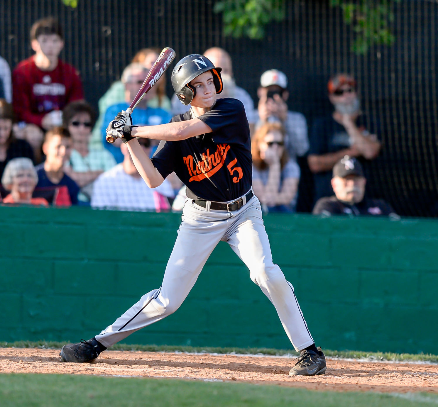 Friday night baseball action